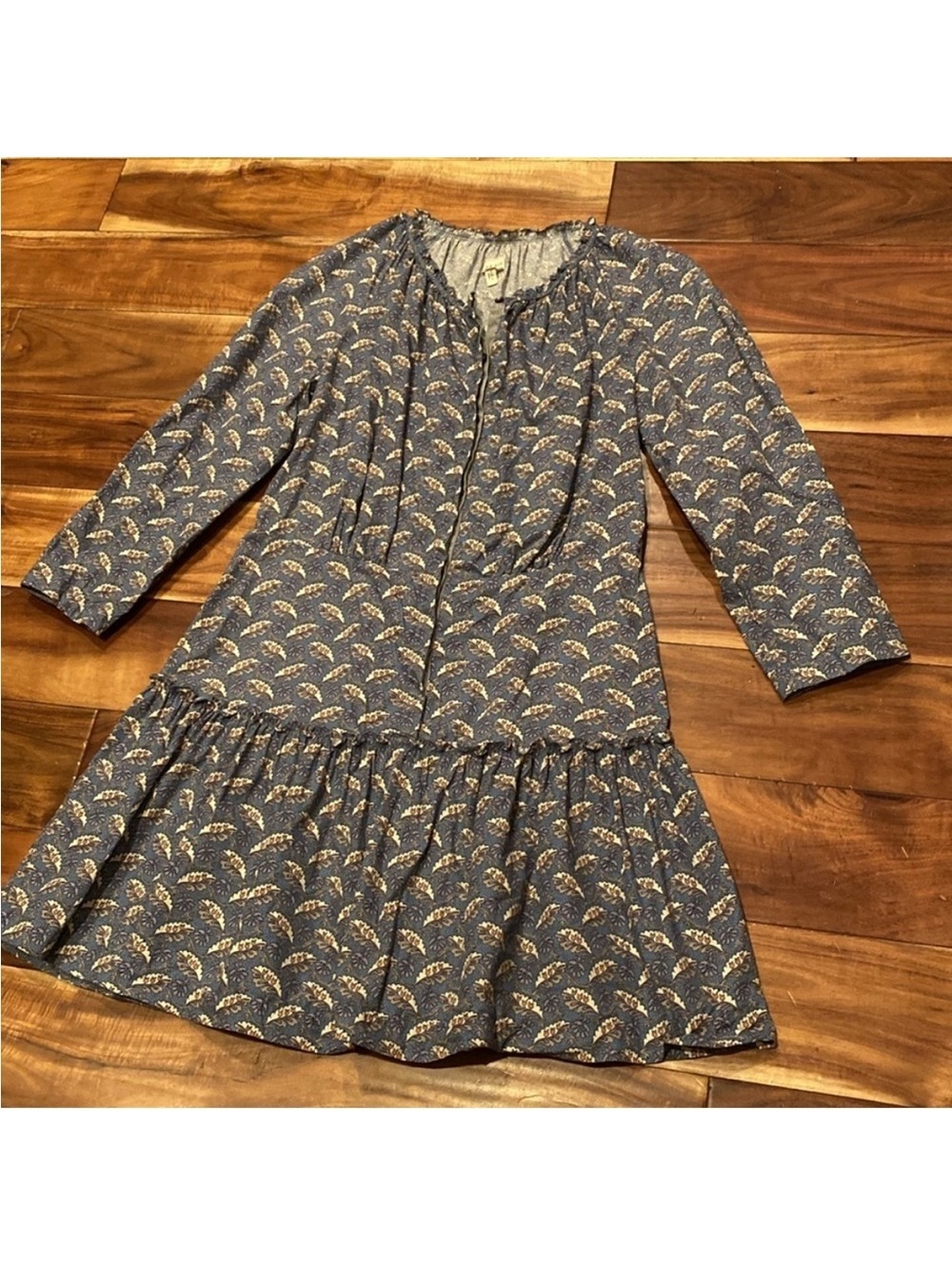 REBECCA TAYLOR LA VIE Woodblock Lily Dress Size Medium